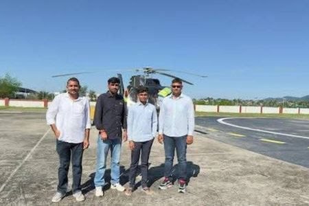 पढ़ाई का जुनून, सड़क बंद हुई तो हेलीकॉप्टर से परीक्षा देने पहुंचे राजस्थान के परीक्षार्थी