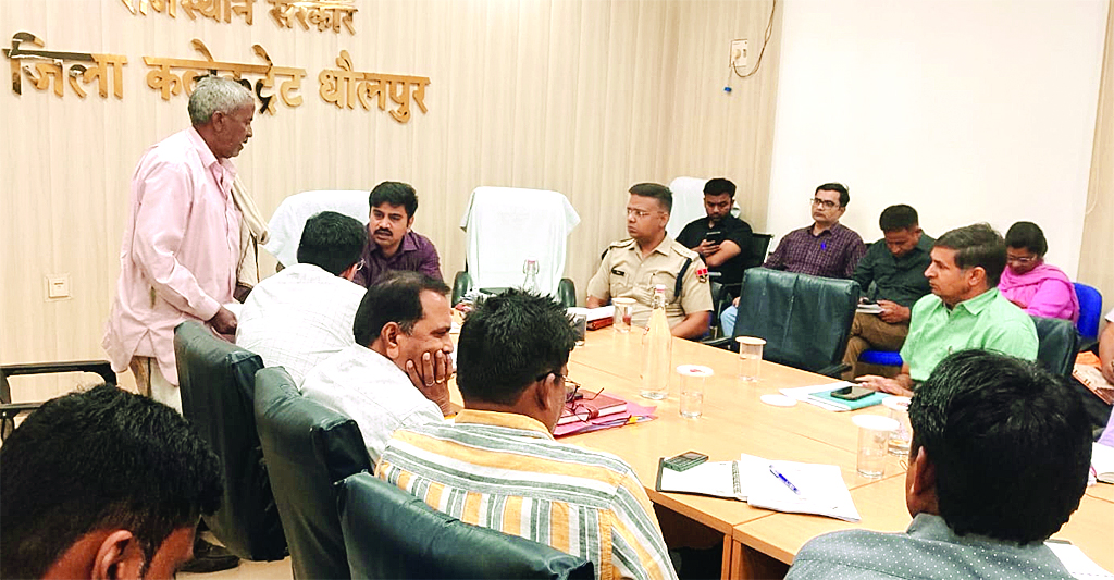 आमजन की शिकायतों का अविलम्ब और प्राथमिकता के साथ करें निस्तारण: जिला कलक्टर  श्रीनिधि बीटी