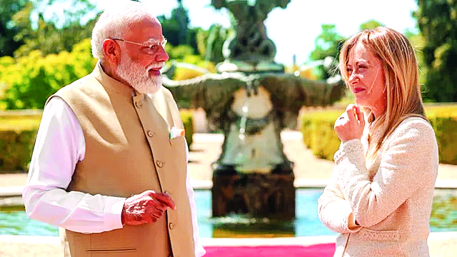 इटली की प्रधानमंत्री मेलोनी की हिंदी के मुरीद हुई पीएम मोदी, मेलोनी ने कहा- परिश्रम ही सफलता की कुंजी है