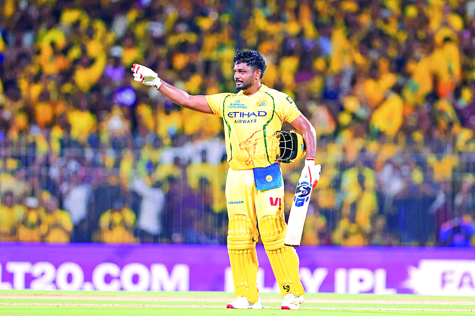 आईपीएल में चेन्नई की पहली जीत, संजू सेमसन ने खेली शतकीय पारी, दिल्ली को 23 रनों से हराया