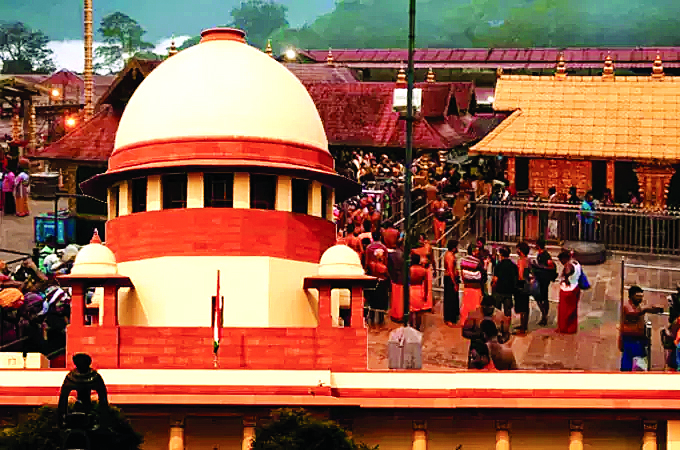 सबरीमाला केस में सुप्रीम कोर्ट की अहम टिप्पणी-  'महिला को तीन दिन अछूत नहीं माना जा सकता'