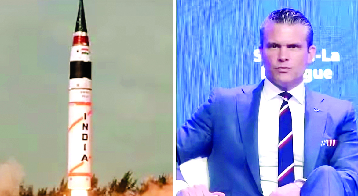 पाकिस्तानी पत्रकार का अग्नि-6 पर सवाल उल्टा पड़ा, अमेरिकी रक्षा मंत्री हेगसेथ ने दिया जवाब