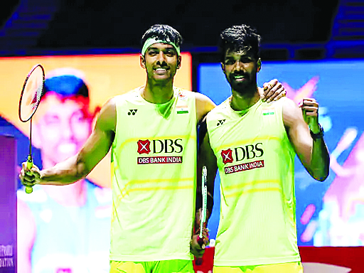 सात्विक-चिराग सिंगापुर ओपन बैडमिंटन के फाइनल में पहुंचे, कोरिया के वर्ल्ड चैंपियंस को 21-19, 21-18 से हराया